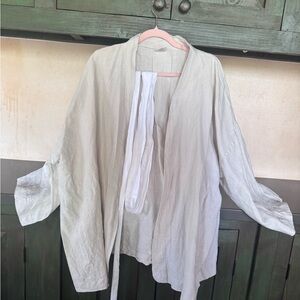 NW Deiji Studios Linen Kimono sz XS